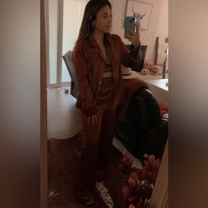 POSITIVELY ALLURING SATIN SET